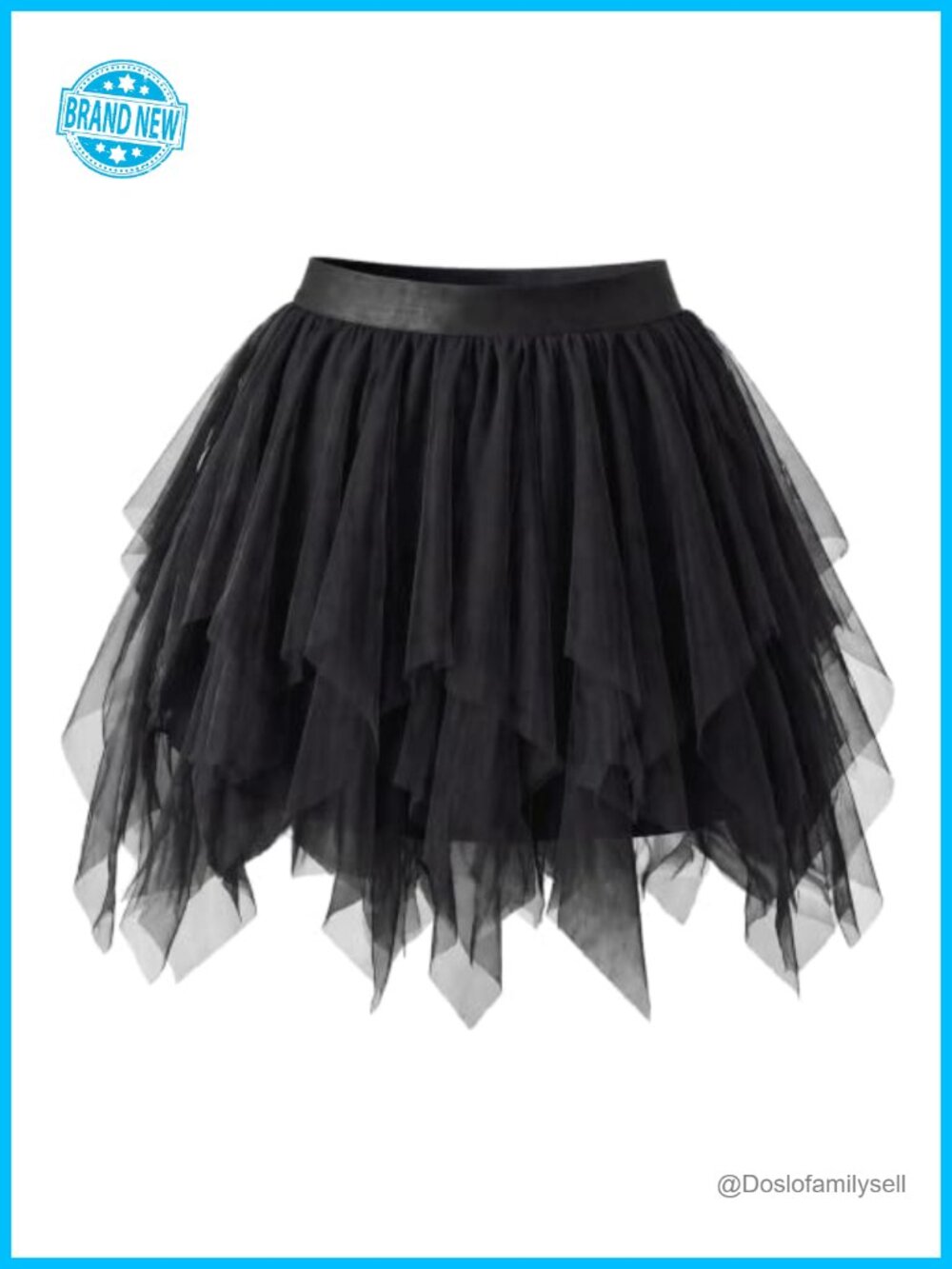 Tulle Skirt Mini Layered Puffy Mesh Tutu for Ballet Cosplay Party